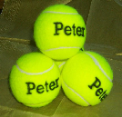 personalised tennis balls,