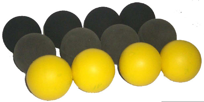 rubber balls, for school use